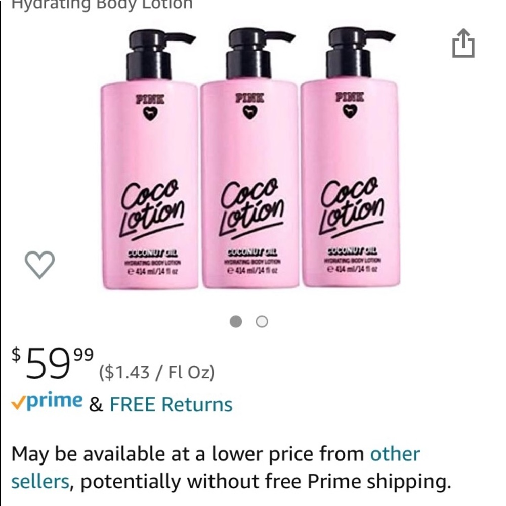 Victoria’s Secret Pink Coco Lotion